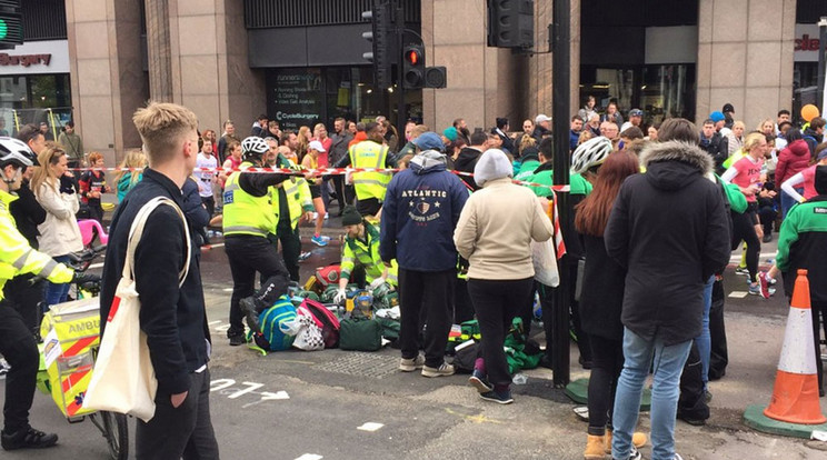 David Seath a londoni maraton közben rosszul lett és életét vesztette / Fotó: Twitter
