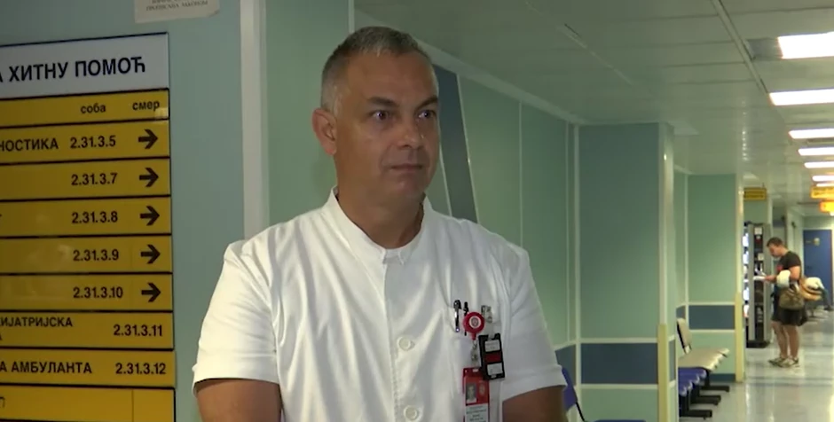 Glavni dežurni hirurg VMA Ivan Marjanović