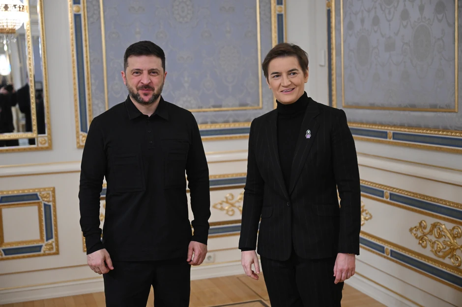 Volodimir Zelenski, Ana Brnabić