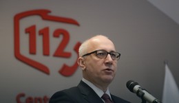 Szef MSWiA na otwarciu Centrum Pogotowia