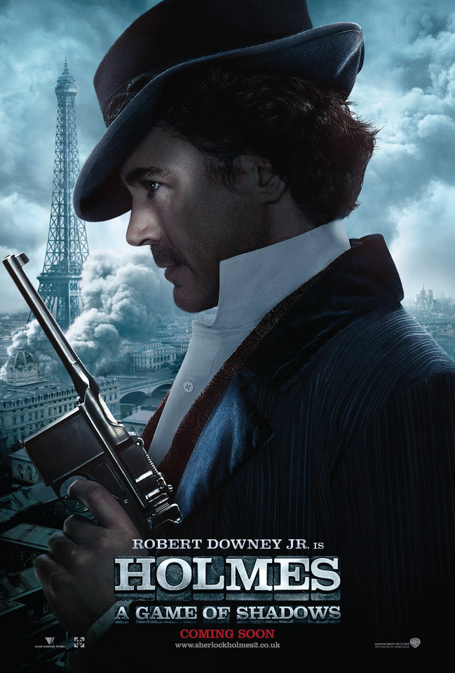 "Sherlock Holmes: Gra cieni" - plakat