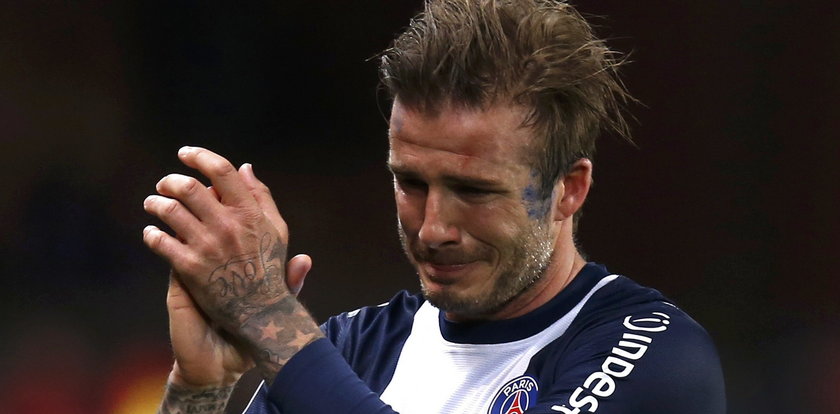 Beckham popłakał się na boisku