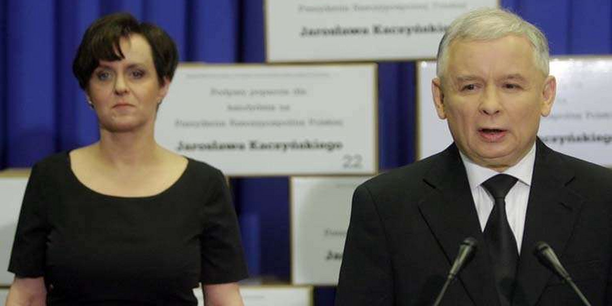 Kaczyński oskarża Kluzik