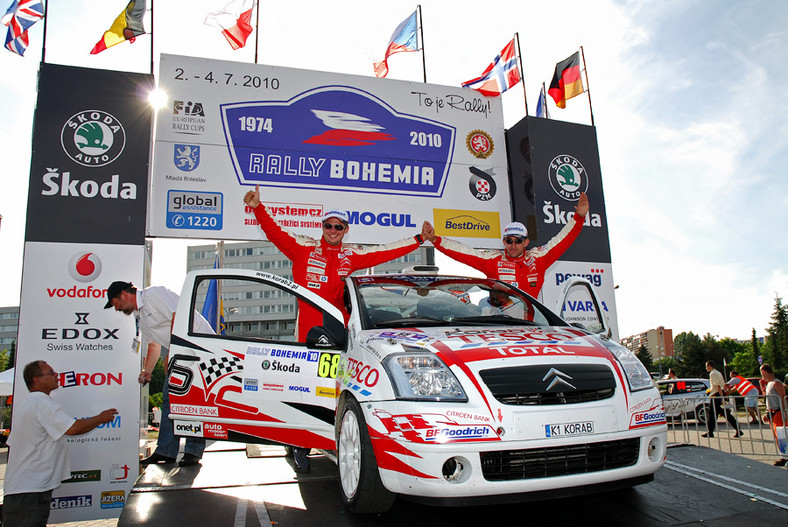 Rajd Bohemia 2010: duet Bębenków znów najlepszy w Citroën Racing Trophy