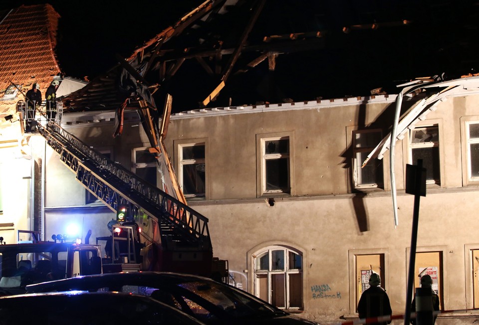 GERMANY WEATHER STORM (Heavy storm cuases damages in northern Germany)