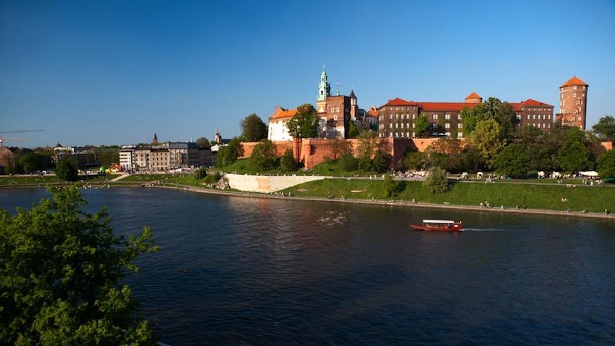 wawel panorama wzgórze zamkowe