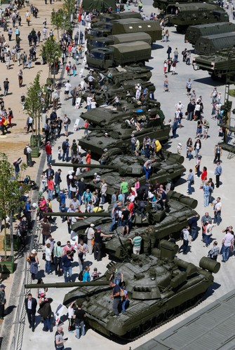 MIĘDZYNARODOWE FORUM WOJSKOWO-TECHNICZNE 'ARMIA 2015'. KUBINKA POD MOSKWĄ