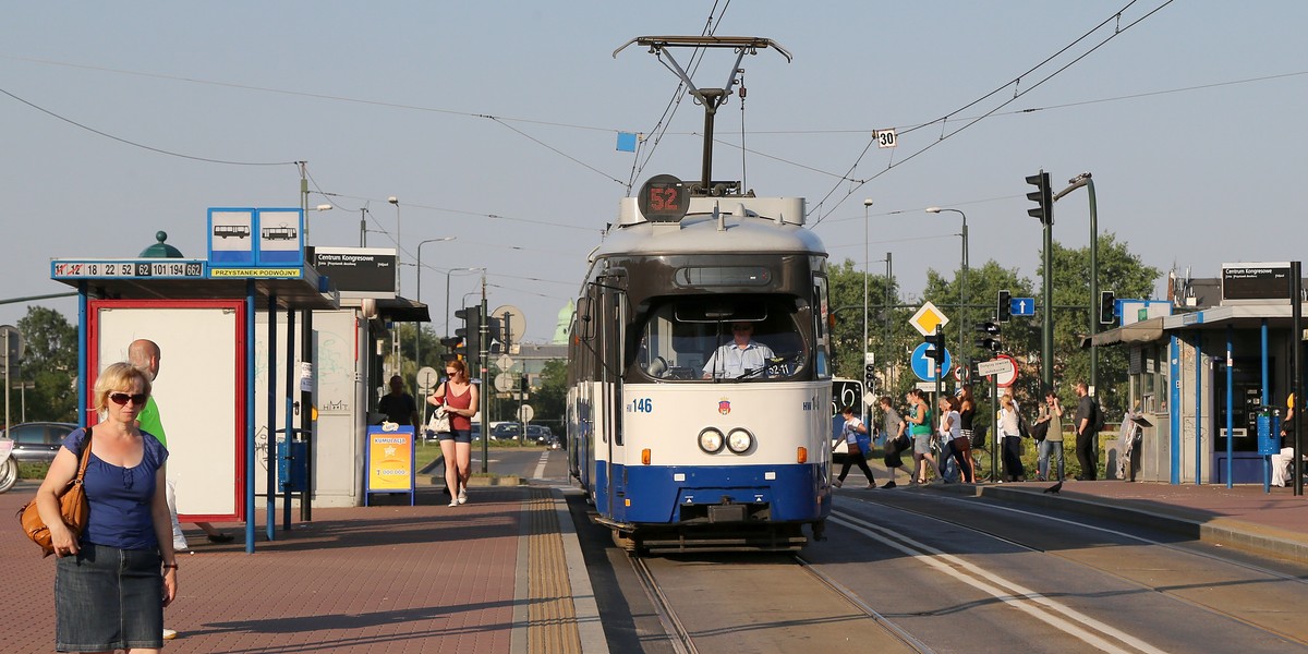 REMONT RONDO GRUNWALDZKIE TRAMWAJ KOMUNIKACJA