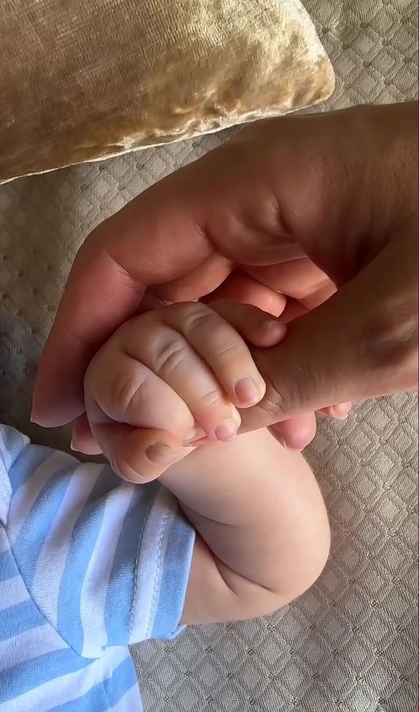 Sanja Kužet sa sinom