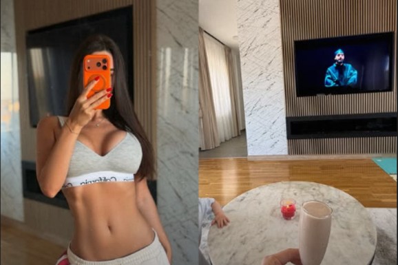 IZVAJANO TELO ŽENE DAVIDA DRAGOJEVIĆA Tamara u topu STISLA GRUDI, a na stomaku pločice: Svi u šoku gledaju kako izgleda posle porođaja