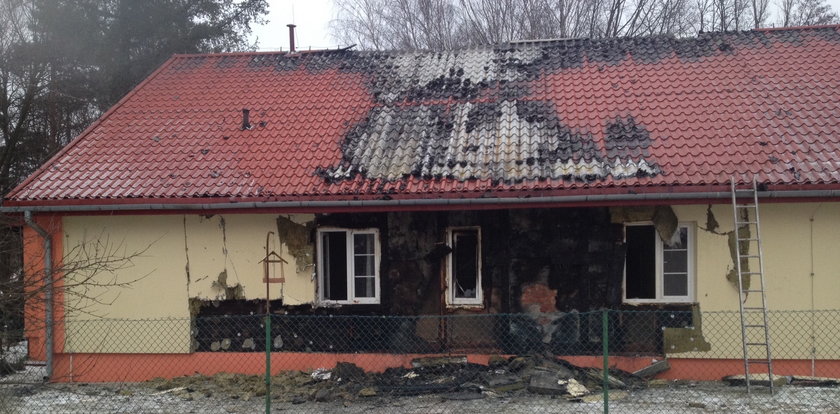 Cztery osoby zginęły w pożarze domu pomocy społecznej FILM