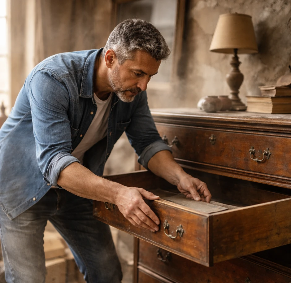 Komoda - ilustracija