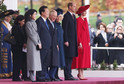 Prezydent Korei Południowej Yoon Suk Yeol, król Karol III, królowa Camilla, książę William i księżna Kate