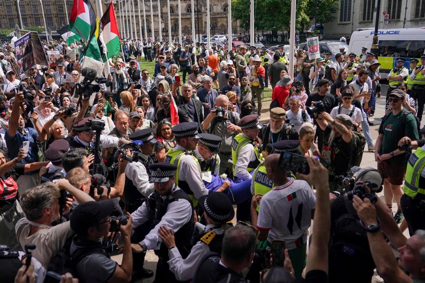london gaza protest