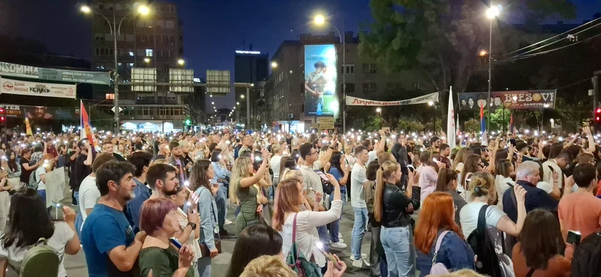 Niš protest