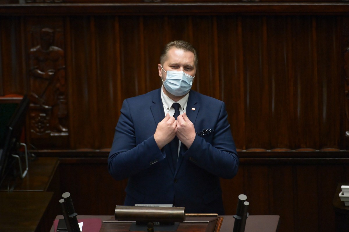 Minister edukacji i nauki Przemysław Czarnek