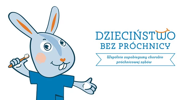 Królik Pampiś – maskotka programu „Dzieciństwo bez próchnicy”
