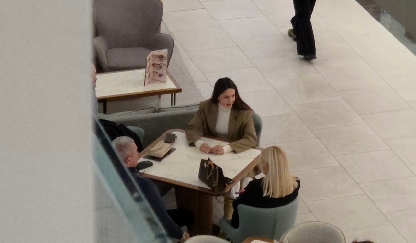 Anđela Đuričić sa roditeljima