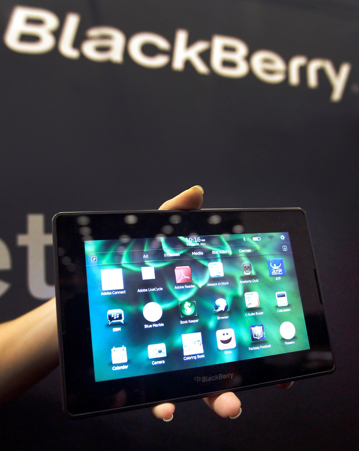 PlayBook - nowy tablet firmy Research In Motion z systemem BlackBerry OS