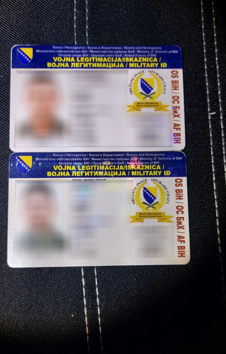 Lična dokumenta osumnjičenih 