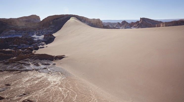 Az Atacama-sivatagban találtak rá az ősi óriás hüllő maradványaira Fotó: Northfoto