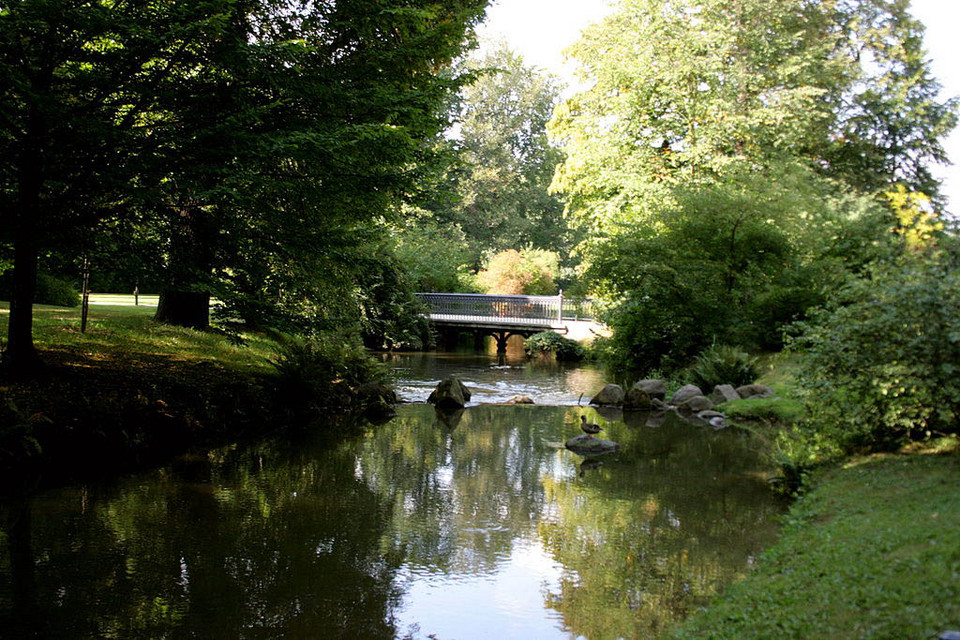 Park Mużakowski, most