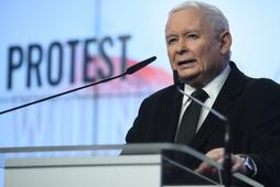 Jarosław Kaczyński na konferencji ws. Marszu wolnych Polaków.