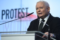 Jarosław Kaczyński na konferencji ws. Marszu wolnych Polaków.