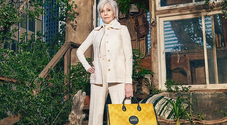 A 82 éves Jane Fonda lett a Gucci új kollekciójának kampányarca