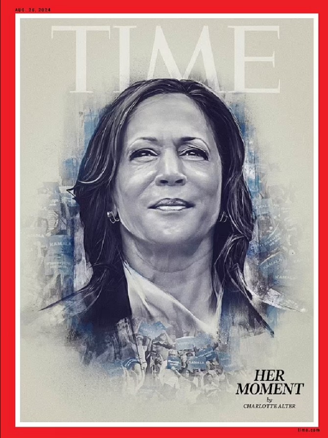 Kamala Haris na naslovnoj strani Time