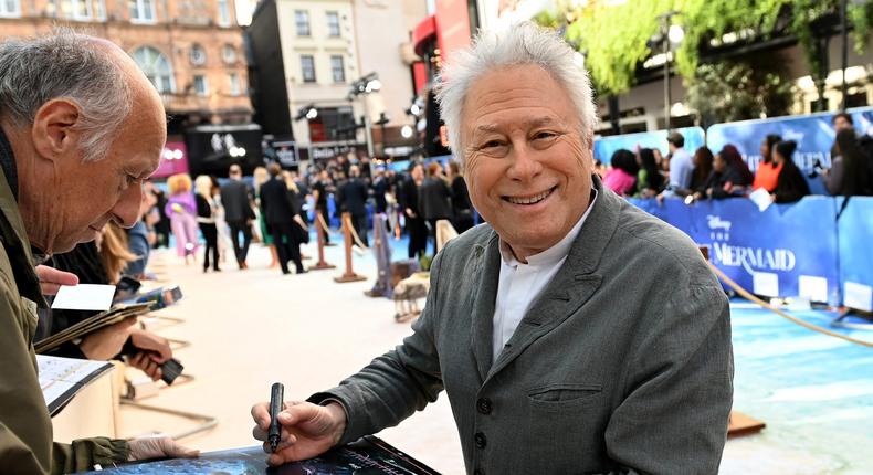 Alan Menken attends the UK premiere of Disney's The Little Mermaid on May 15, 2023.Kate Green/Getty Images