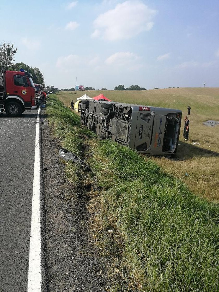 Groźny wypadek w pobliżu miejscowości Klewki