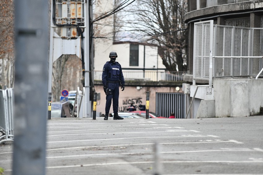 Policija na stadionu Partizana