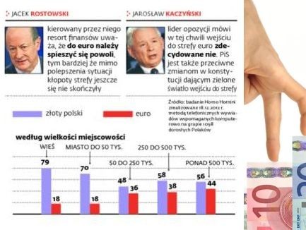 Główni gracze w sprawie euro