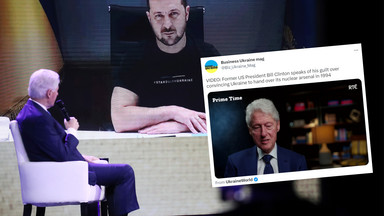 Bill Clinton żałuje decyzji w sprawie Ukrainy. "Czuję się okropnie" [WIDEO]