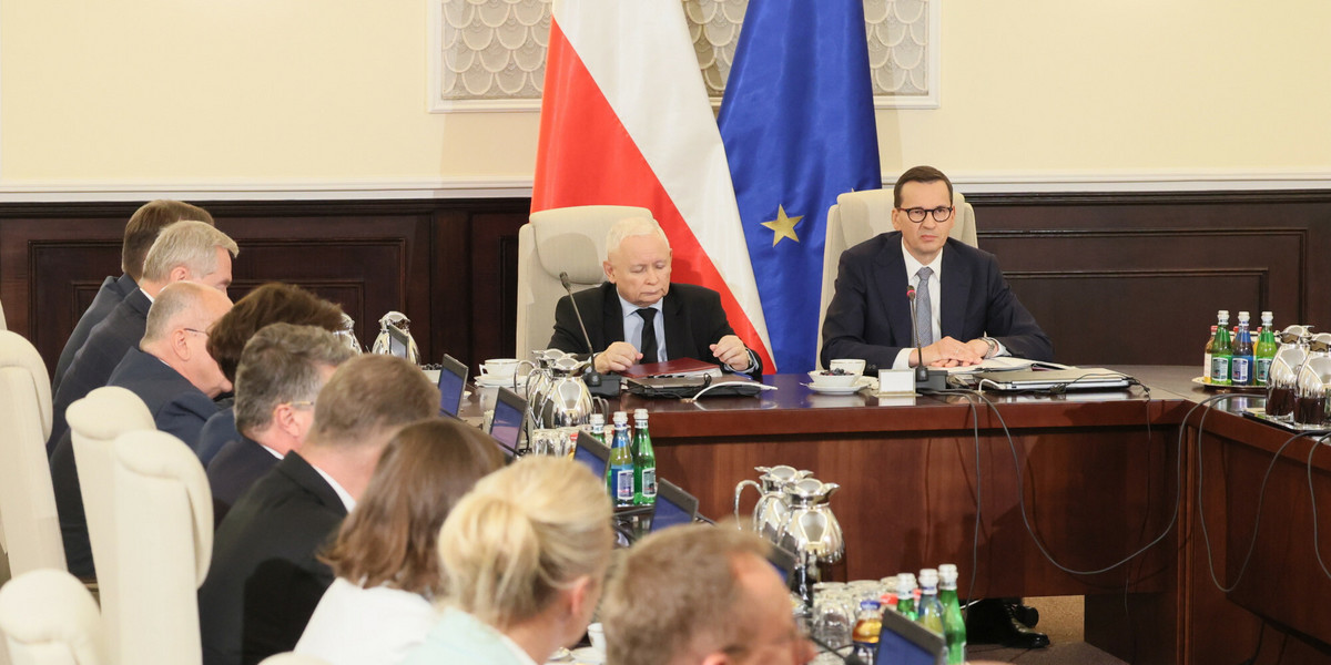 Posiedzenie rządu Mateusza Morawieckiego we wrześniu 2023 r.