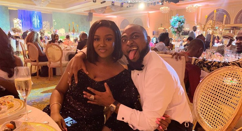 Davido and his fiancee, Chioma Avril Rowland [Instagram/TheChefChi]