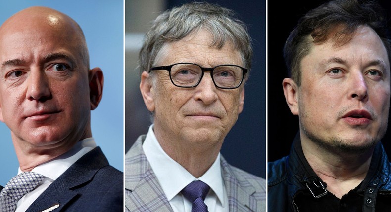 ProPublica revealed tax return information on Jeff Bezos, Bill Gates, and Elon Musk.
