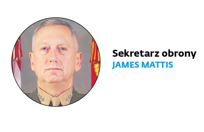 <b>Sekretarz obrony</b>
<br><br>
Generał w stanie spoczynku, zasłużony jako dowódca piechoty morskiej w czasie wojny w Iraku, na koniec kariery kierował CENTCOM, czyli dowództwem odpowiedzialnym za siły USA na Bliskim Wschodzie, w Afryce Północnej i Azji Środkowej. Krytyk blisko-wschodniej polityki Obamy, w tym w szczególności porozumienia z Iranem.