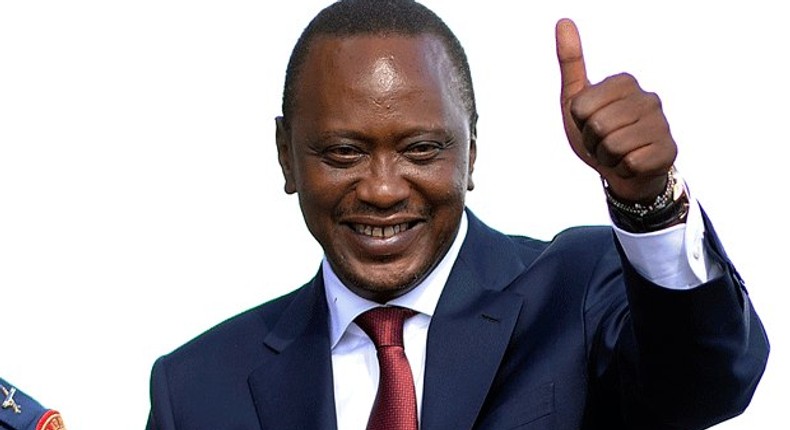 President of Kenya, Uhuru-Kenyatta.