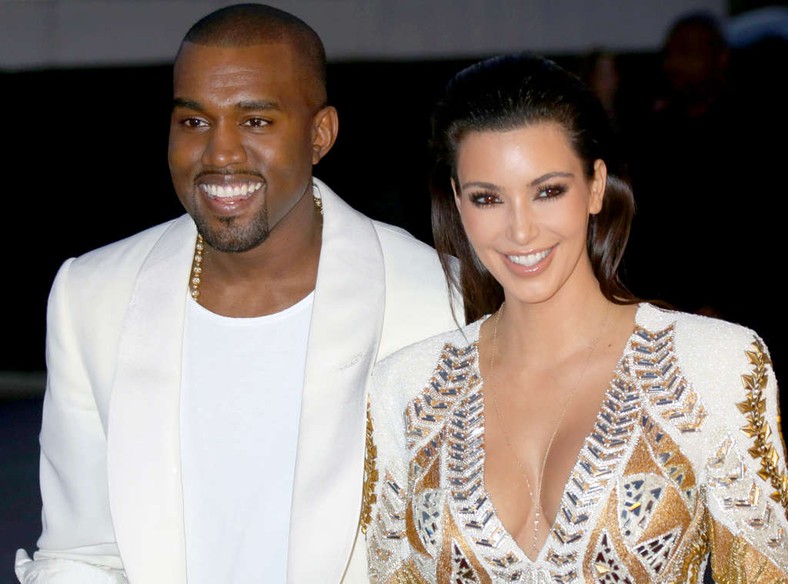 Kim Kardashian and Kanye West 