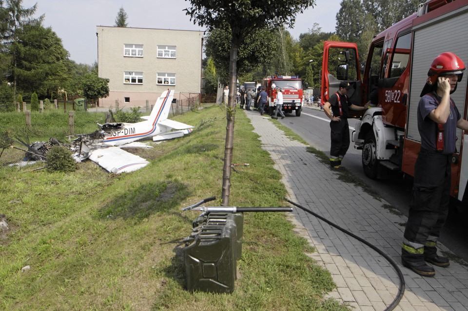 Awionetka rozbiła się obok przedszkola