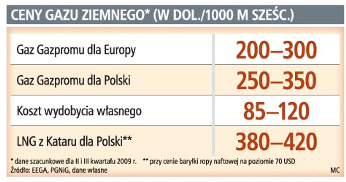 Ceny gazu ziemnego