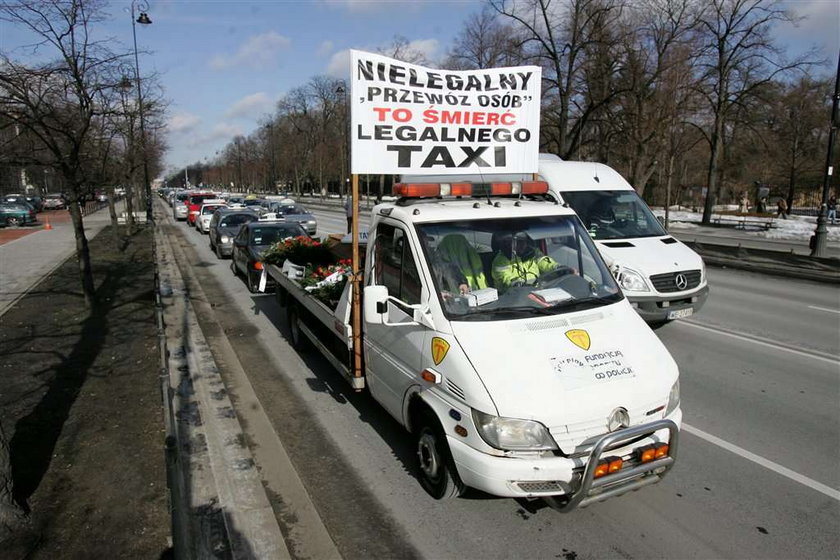 Protesowali przeciwko przewozom osób