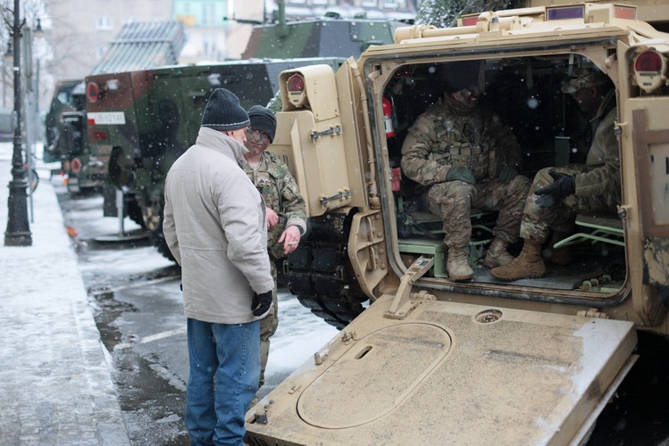 Powitanie żołnierzy