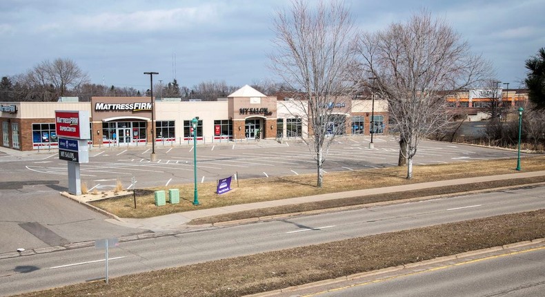 Transforming old strip malls into housing could help address the retail apocalypse and the housing crisis.  Michael Siluk/Getty Images