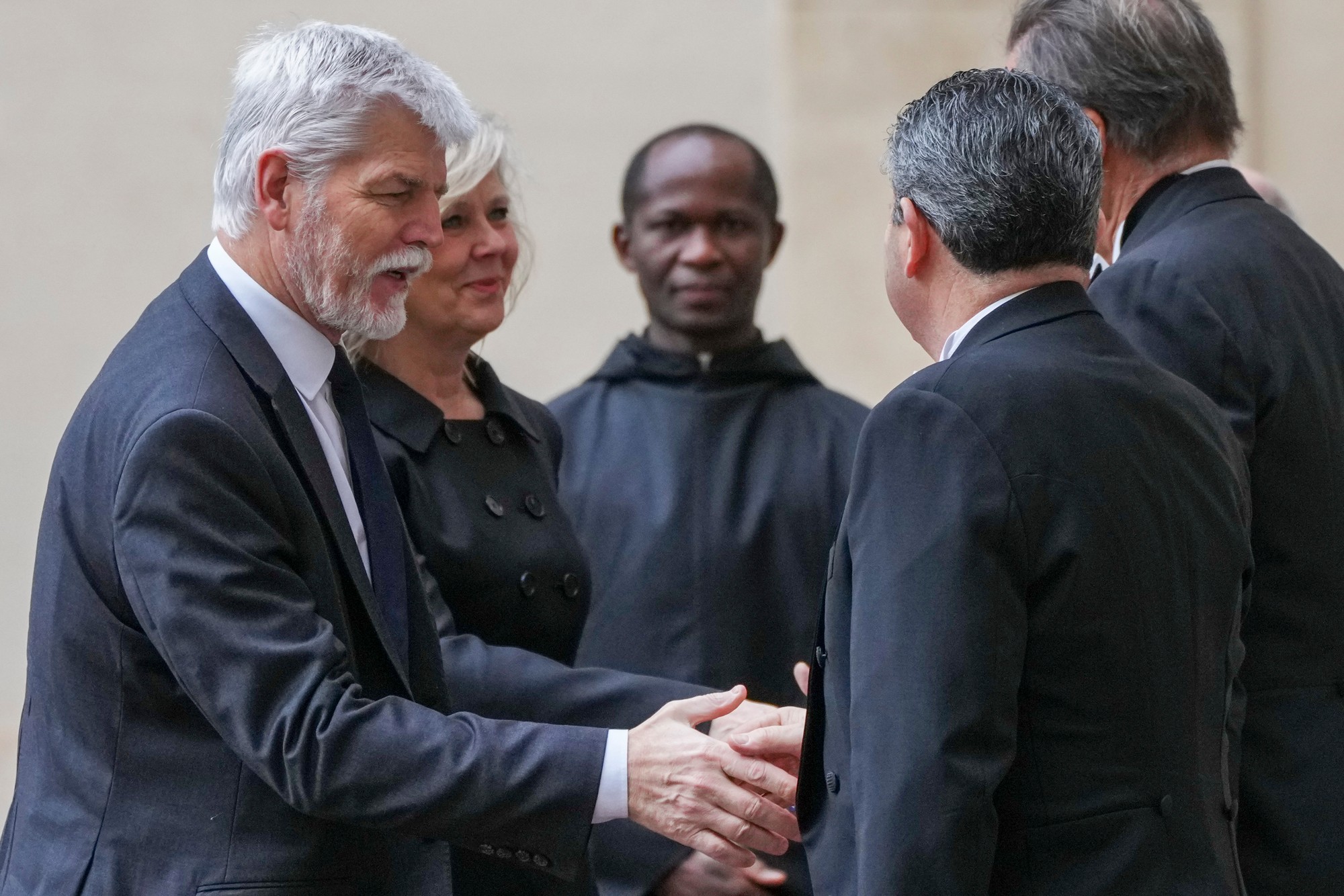 Český prezident Petr Pavel na súkromnej audiencii u pápeža Leva XIV. vo Vatikáne.