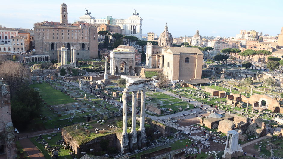 Ruiny starożytnego Rzymu