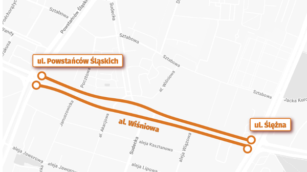 Prace na Alei Wiśniowej rozpoczną się sobotę