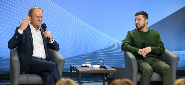 Zełenski najpopularniejszy, Tuska nie zna połowa badanych. Sondaż